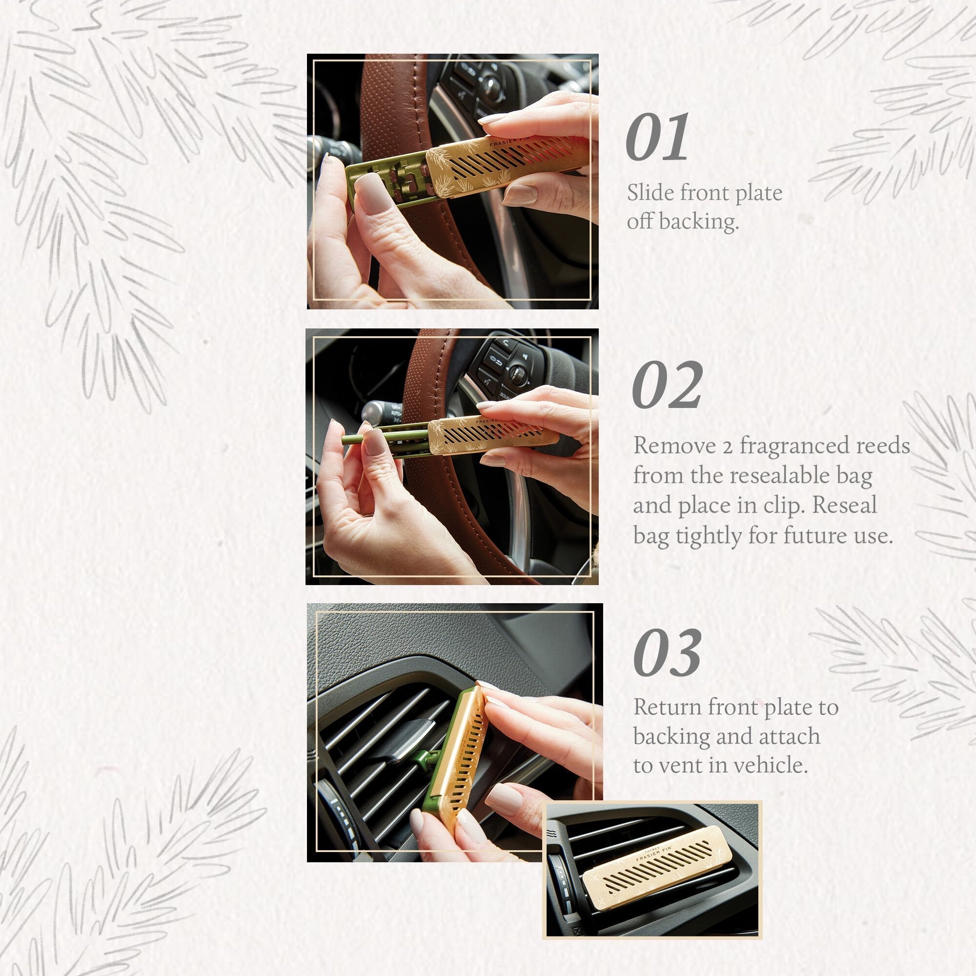 Frasier Fir® Car Diffuser Kit
