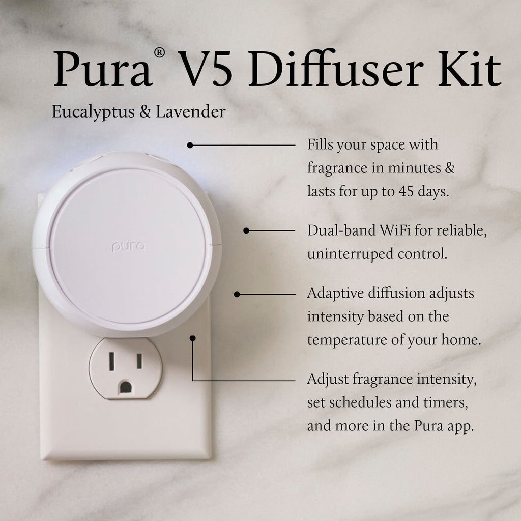 Lavender & Eucalyptus Pura Home™ V5 Diffuser Kit