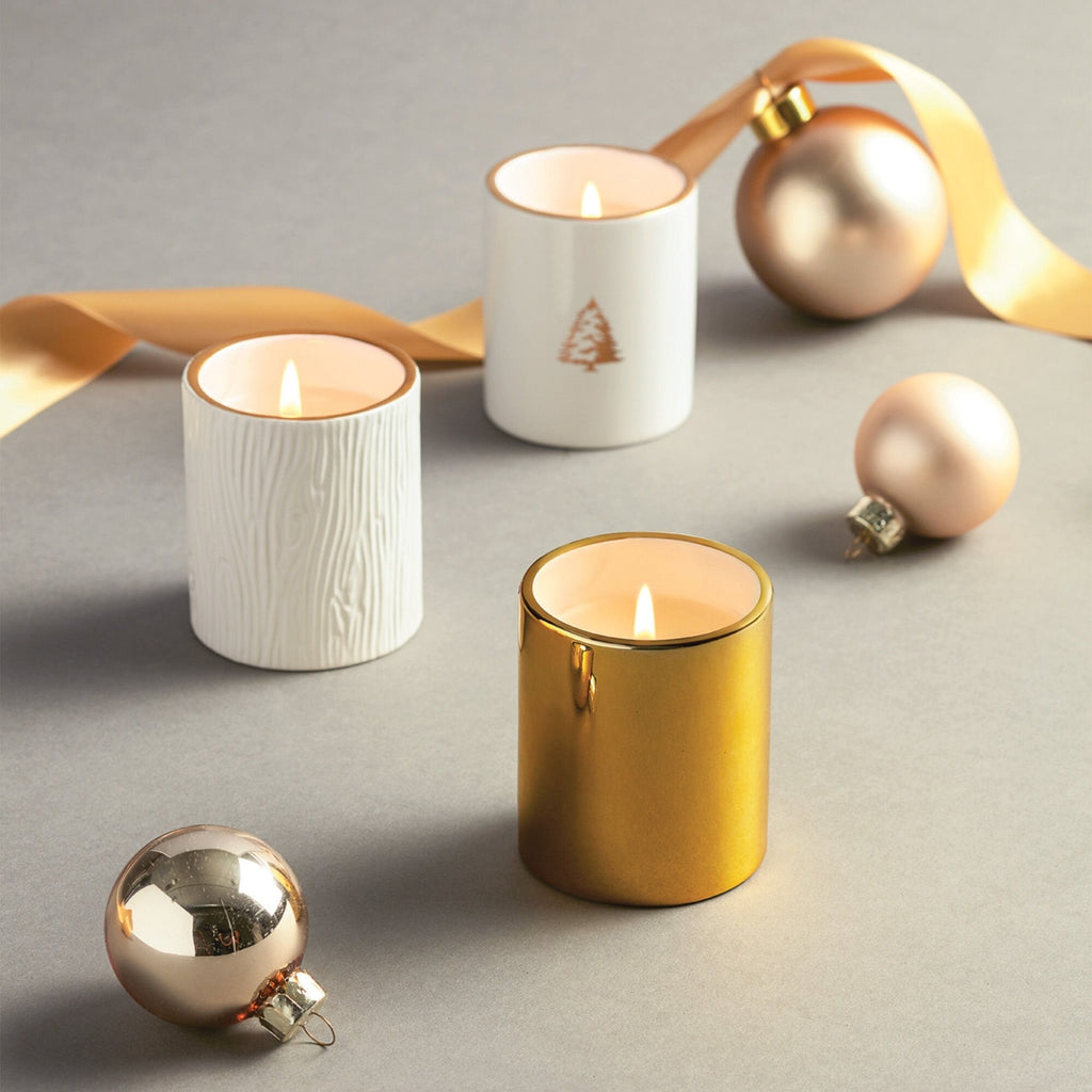 Frasier Fir® Gilded Poured Candle Trio Set