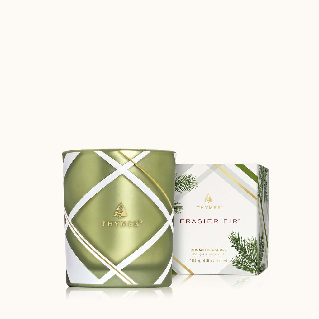 Frasier Fir® Frosted Plaid 6.5 oz Poured Candle