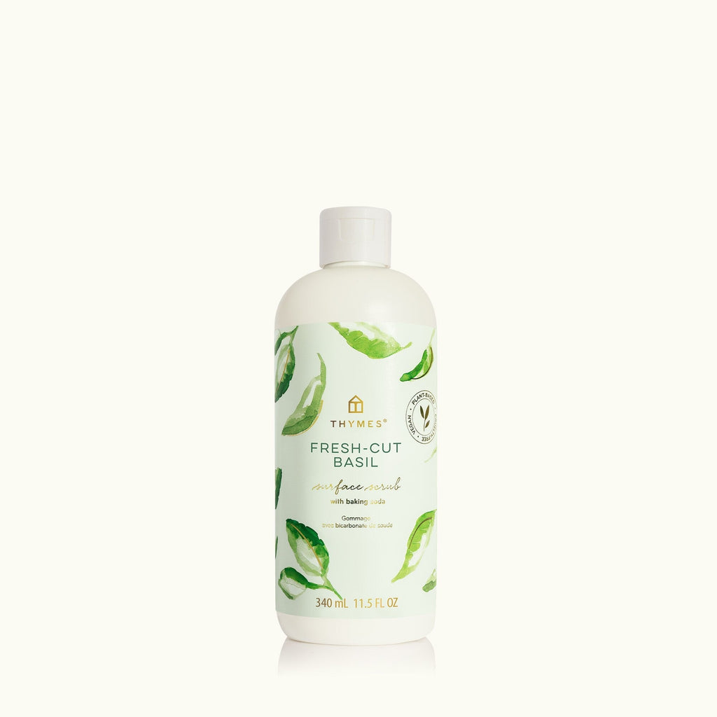 Fresh-Cut Basil Surface Scrub