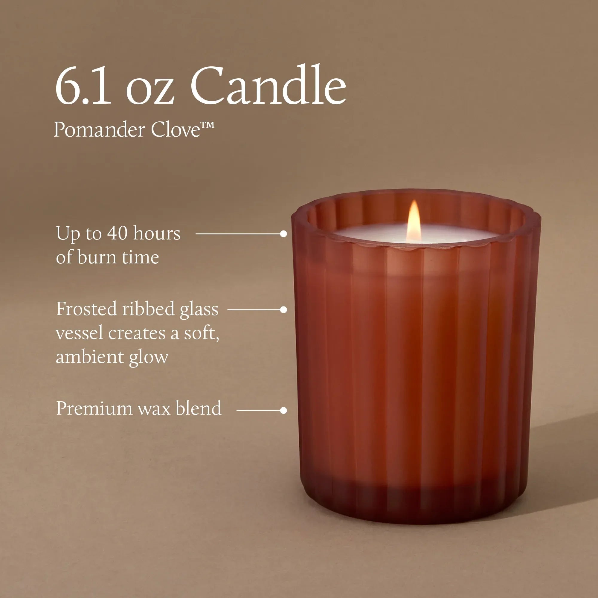 Pomander Clove Candle Duo